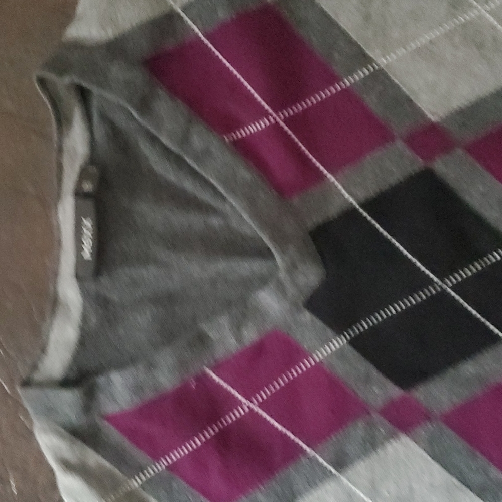 Women's argyle sweater